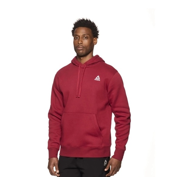 Reebok Men's & Big Men's Delta Logo Fleece Hoodie Sweatshirt, Size Small, - Picture 1 of 4